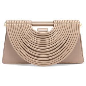 4392 Handwoven Bread Evening Clutch Top Handle Bag Shoulder Crossbody